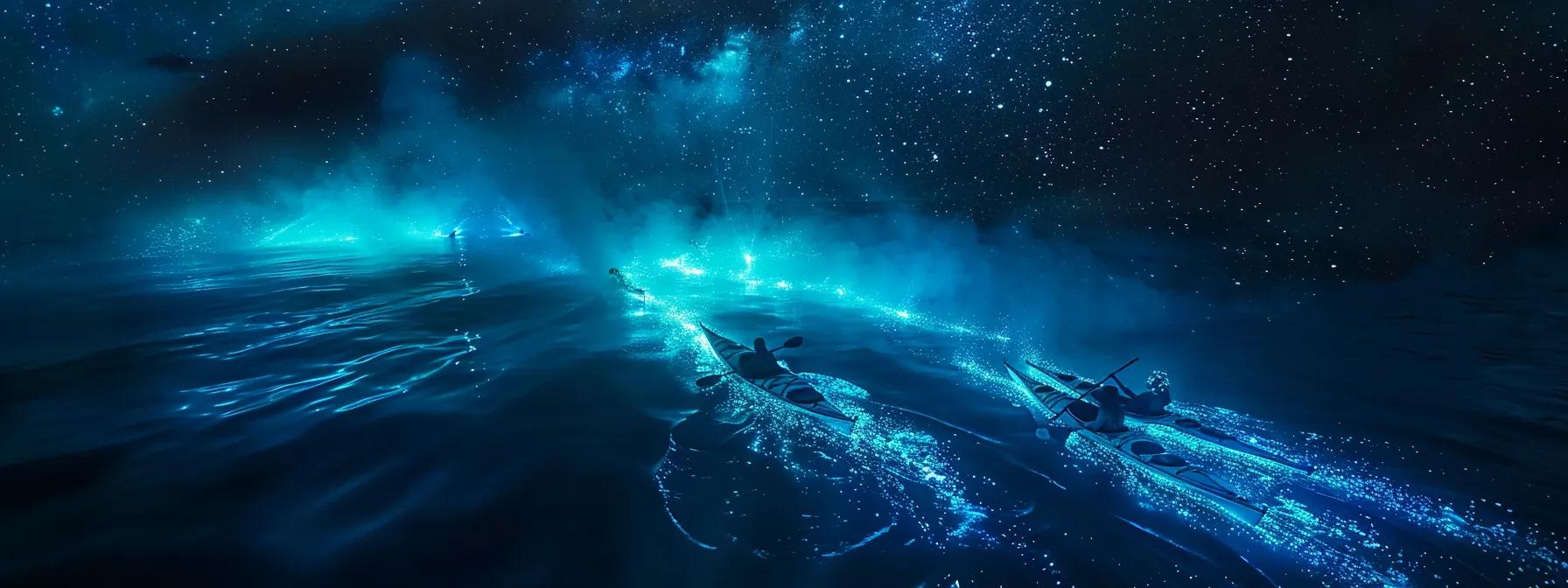 Experience Nature’s Glow With Illuminated Kayaking Tours